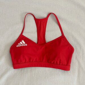 Adidas Red Sports Bra Bikini Top
